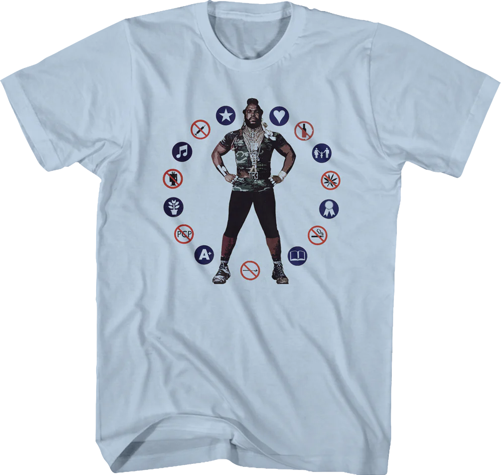Circle of Symbols Mr. T Shirt