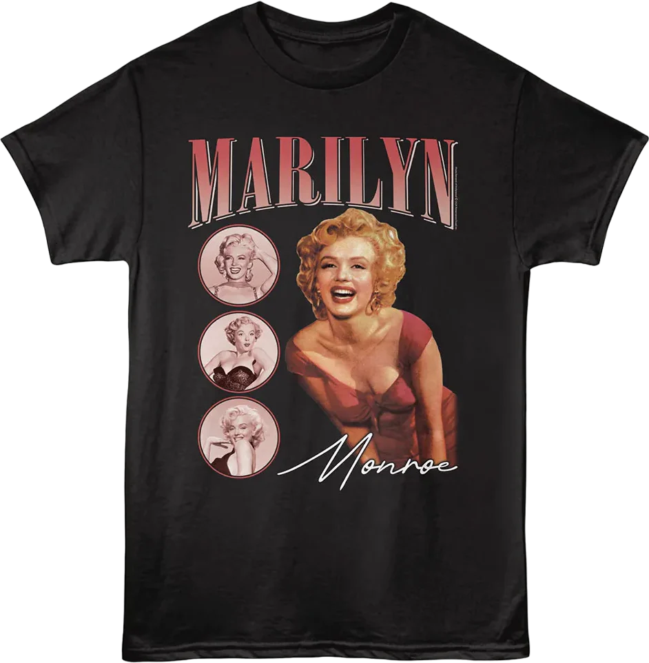Circles Collage Marilyn Monroe T-Shirt