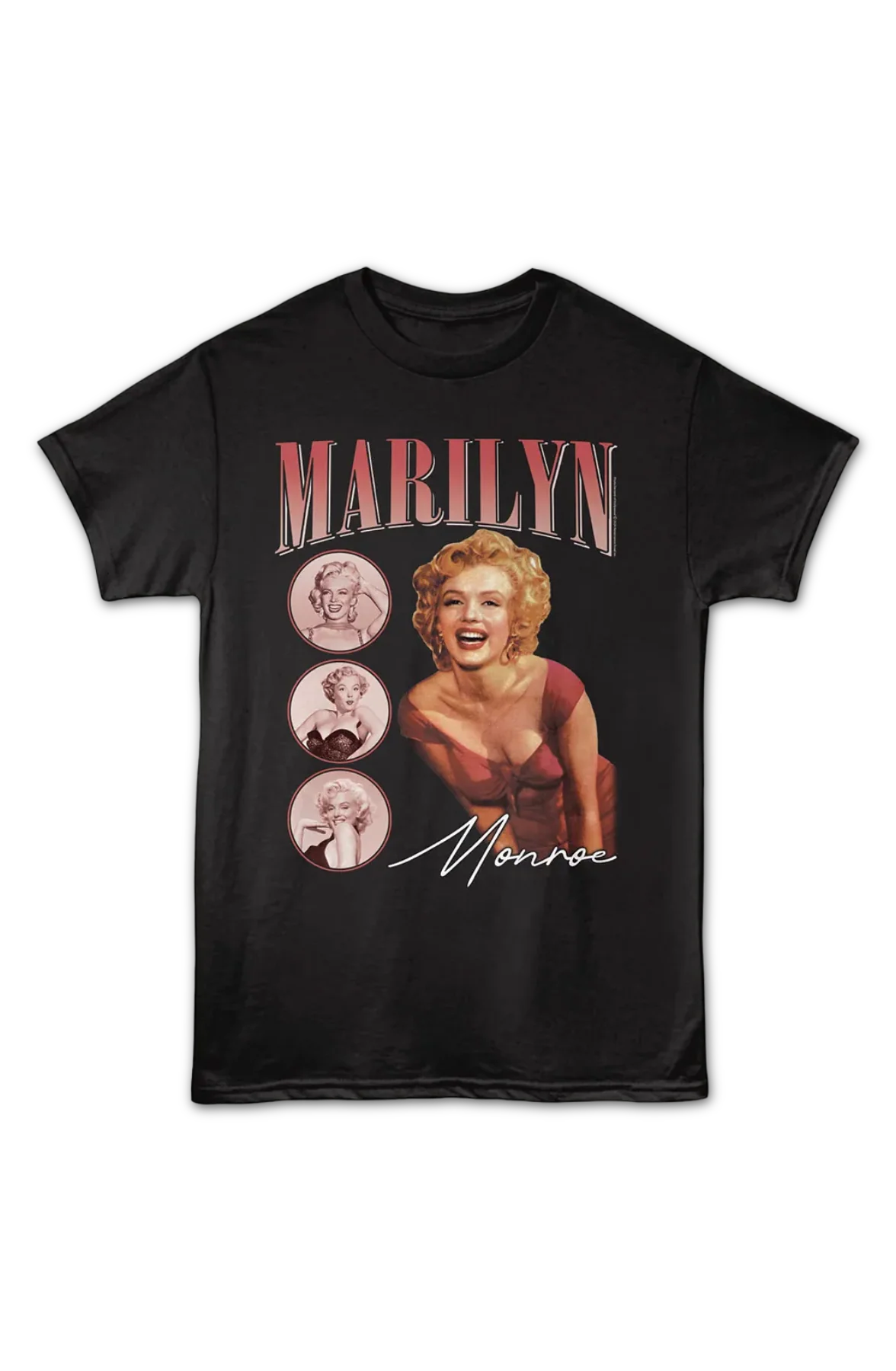Circles Collage Marilyn Monroe T-Shirt - Image 2