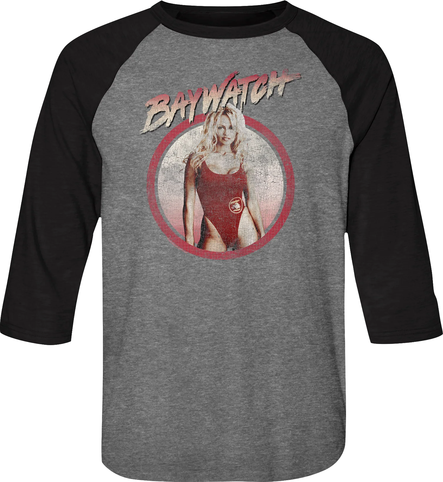 CJ Parker Baywatch Raglan Baseball Shirt
