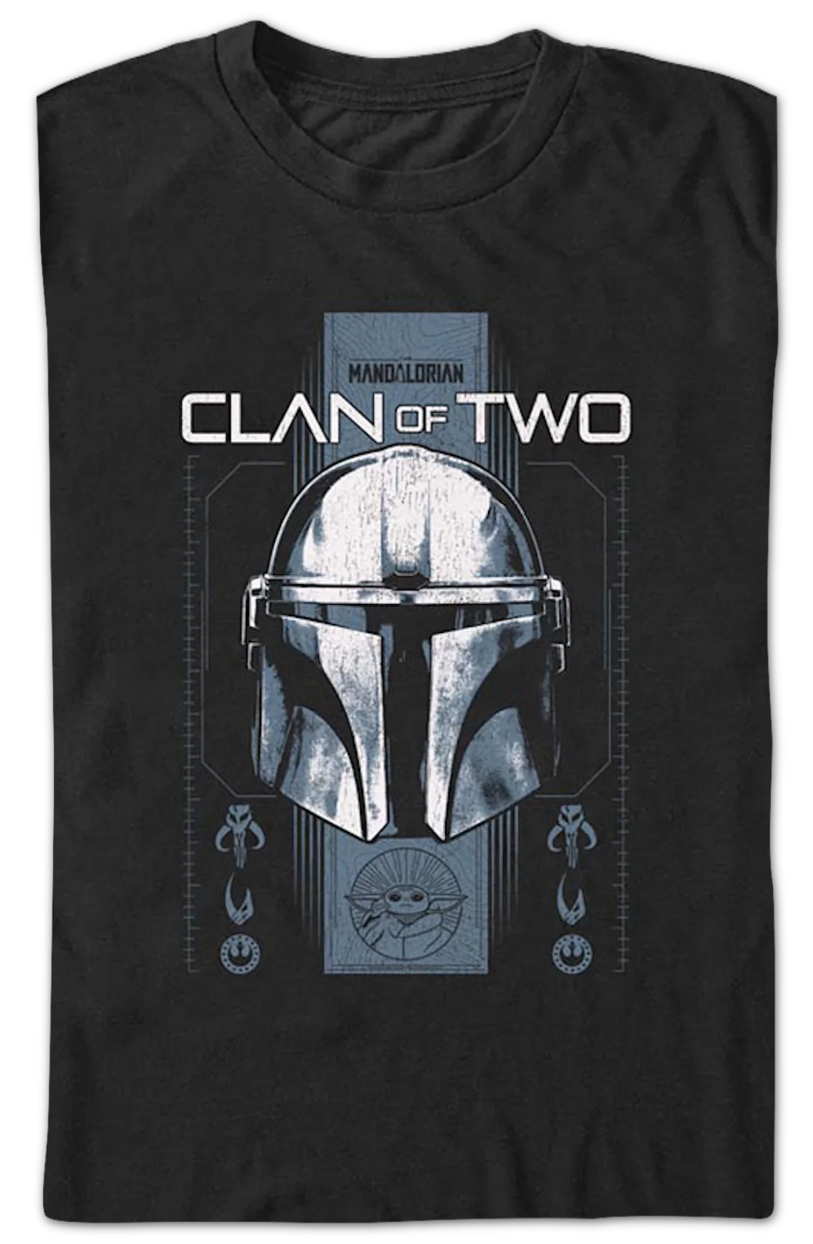 Clan Of Two Mandalorian Star Wars T-Shirt - Image 2