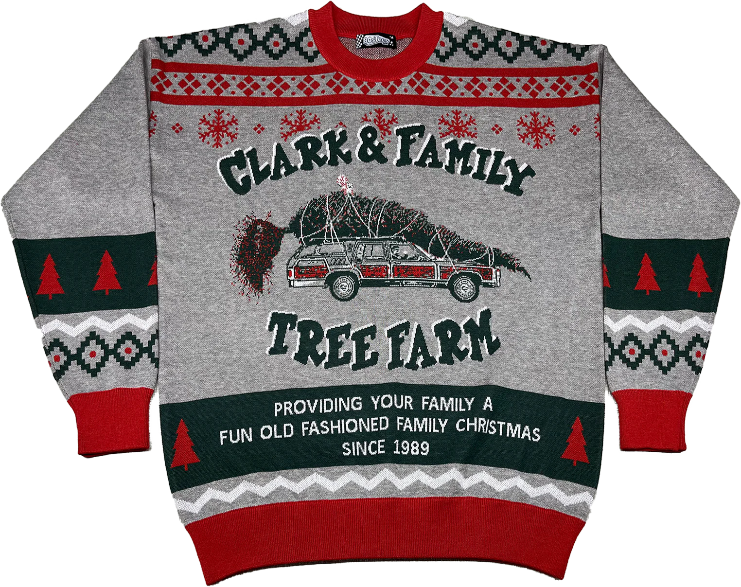 Clark & Family Tree Farm Christmas Vacation Knitted Sweater