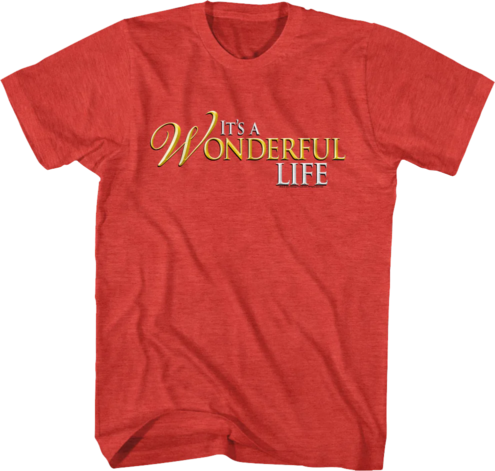 Classic Logo It's A Wonderful Life T-Shirt