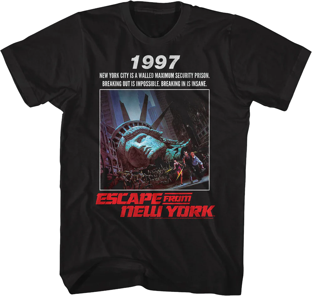 Classic Poster Escape From New York T-Shirt