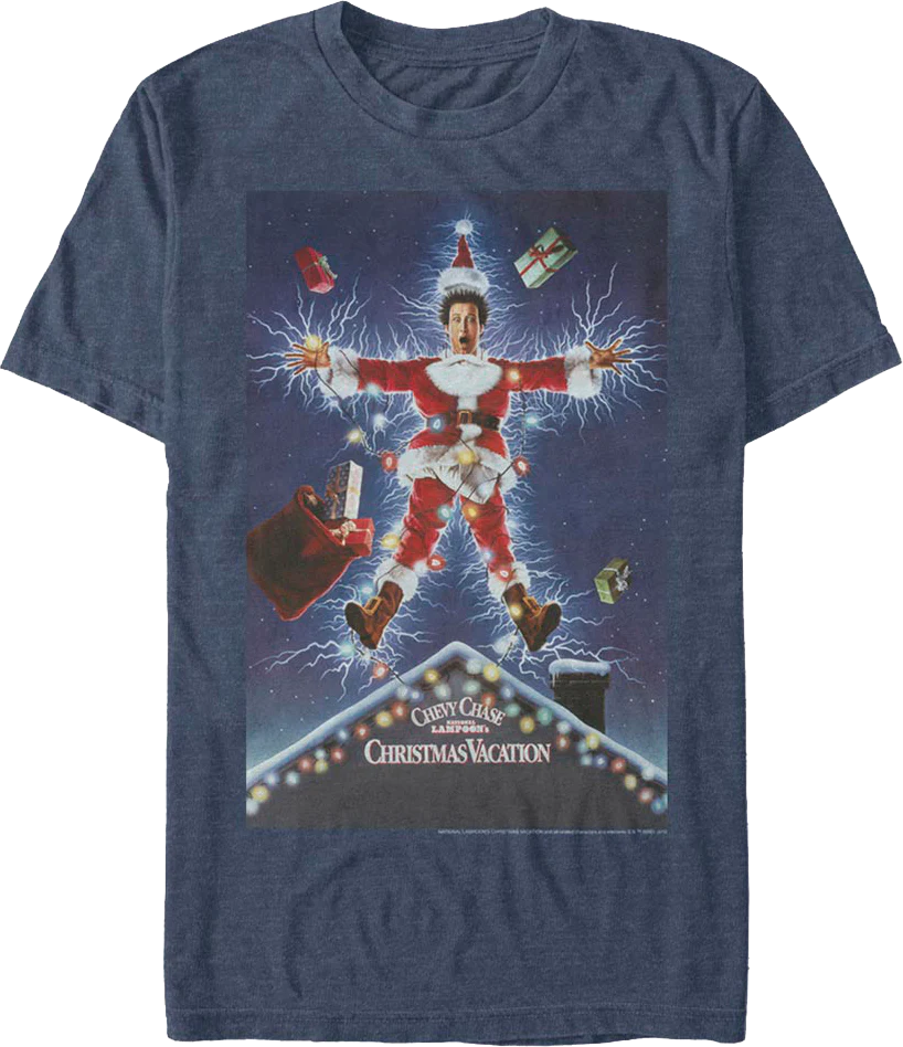 Classic Poster National Lampoon's Christmas Vacation T-Shirt