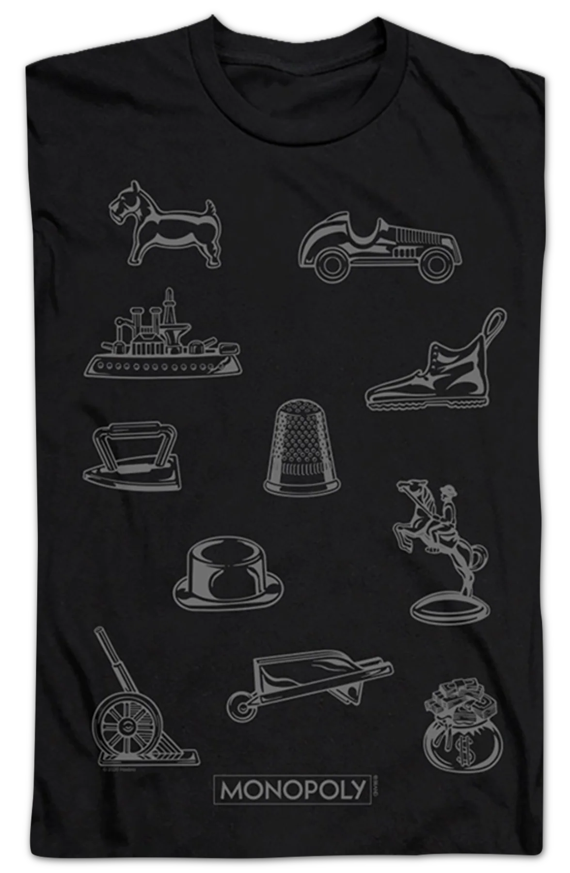 Classic Tokens Monopoly T-Shirt - Image 2