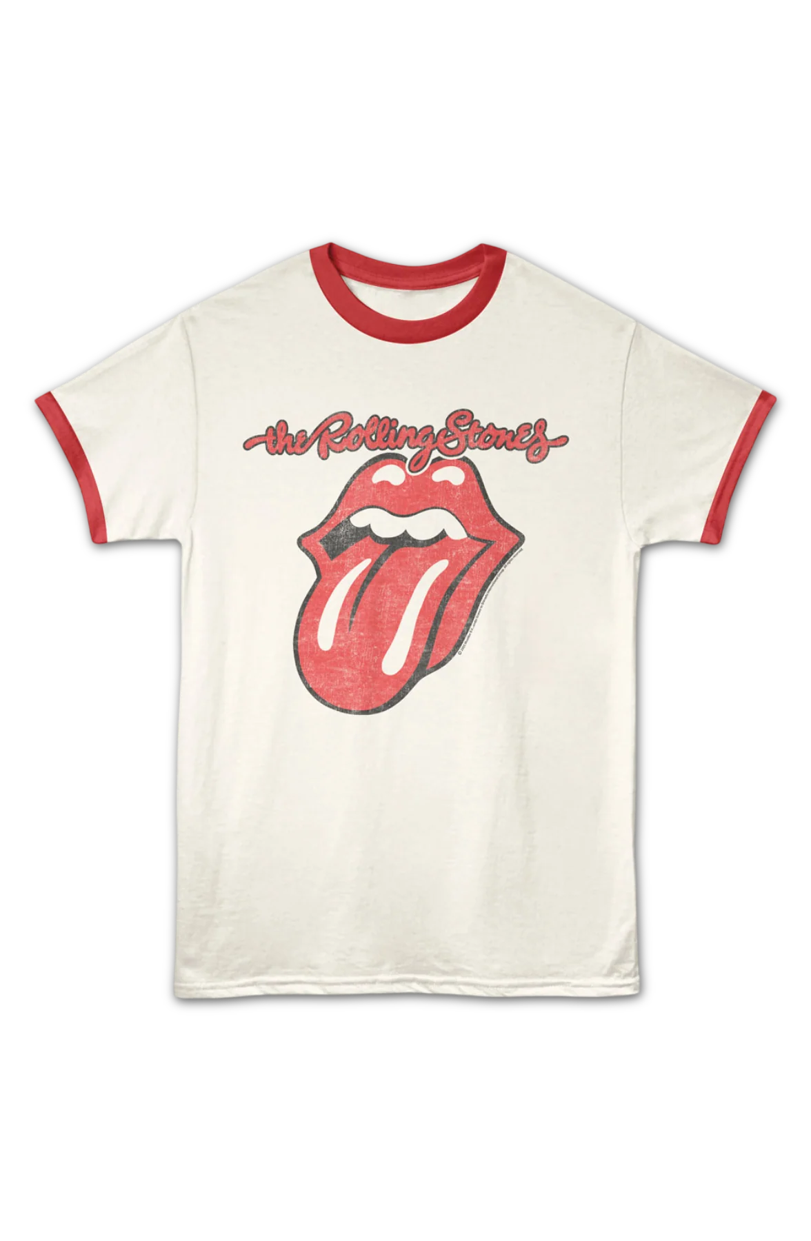 Classic Tongue Logo Rolling Stones Ringer Shirt - Image 2