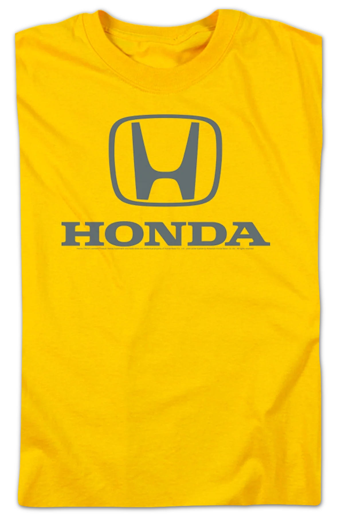 Classic Yellow Logo Honda T-Shirt - Image 2