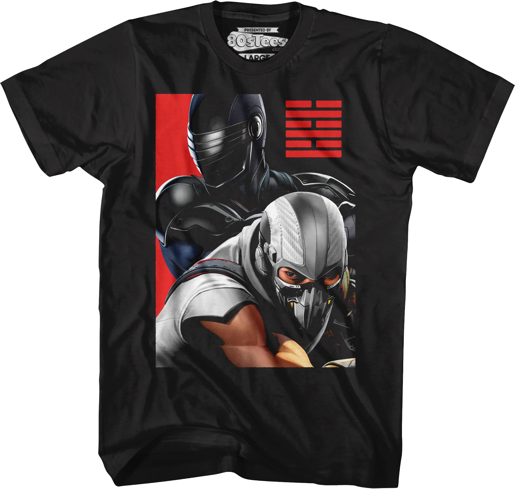 Classified Snake Eyes And Storm Shadow GI Joe T-Shirt