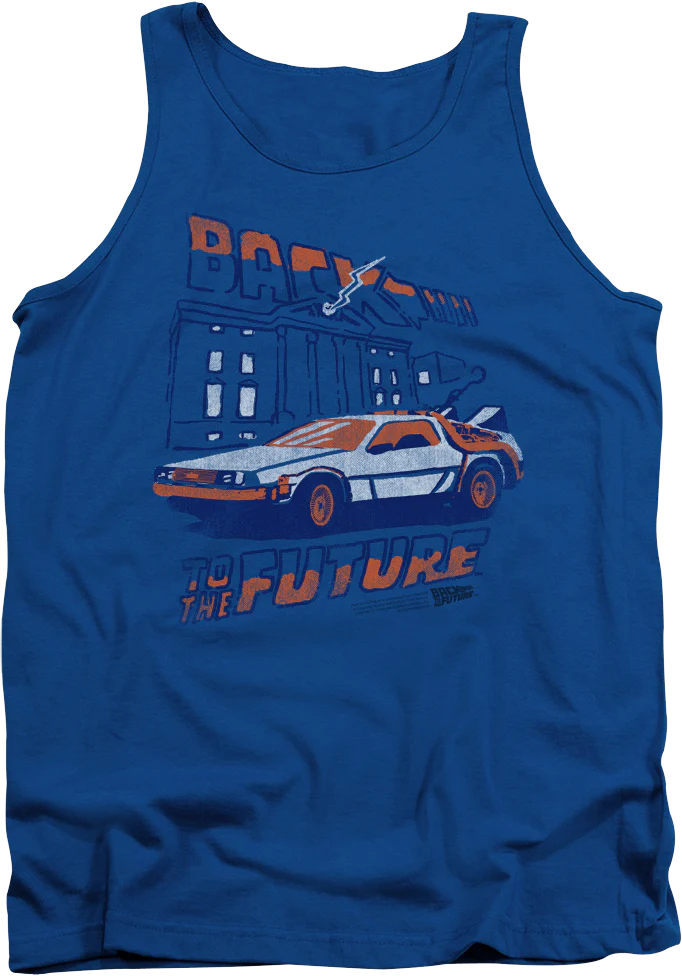 Clock Tower Back To The Future Tank Top