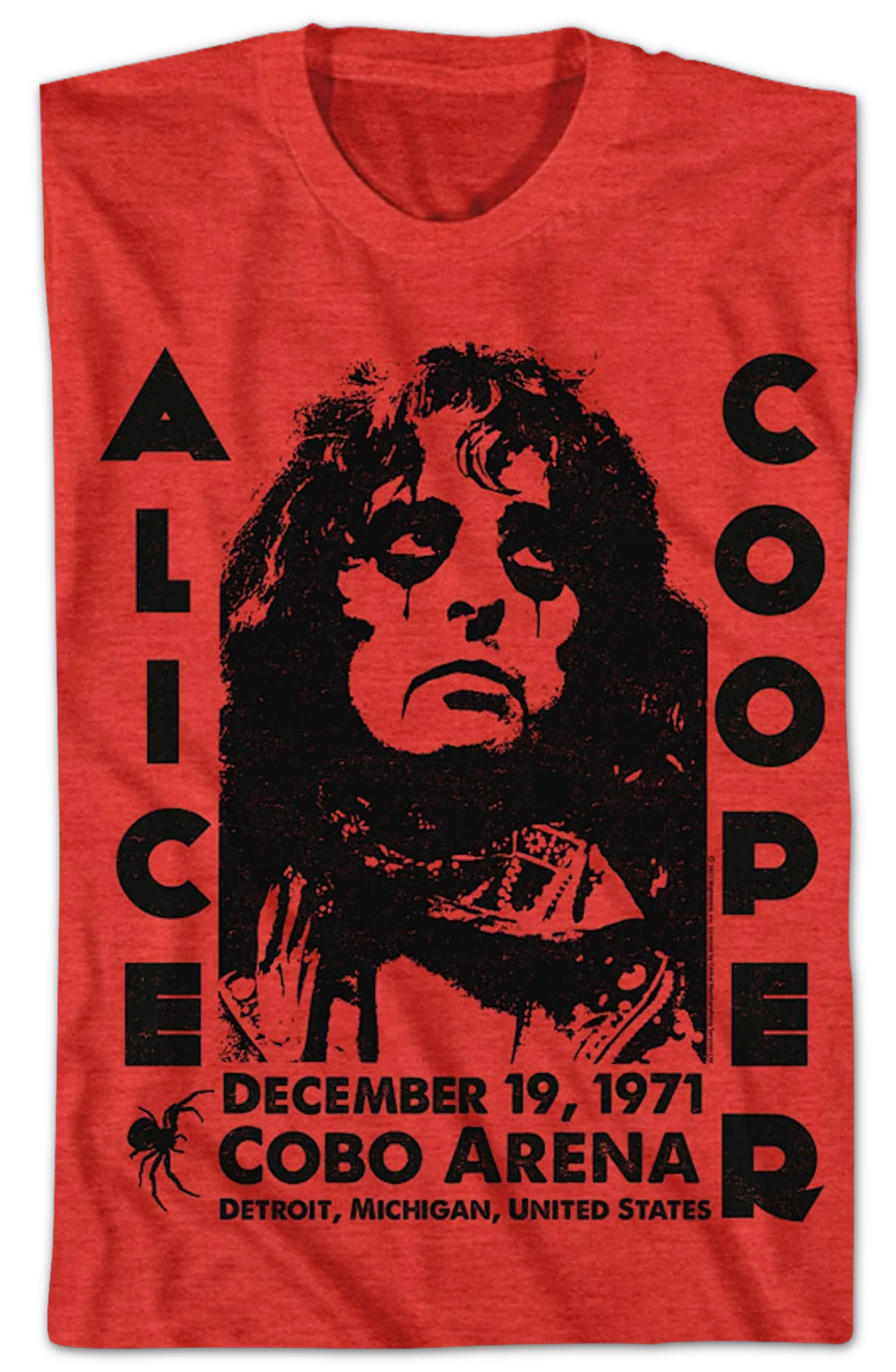 Cobo Arena Alice Cooper T-Shirt - Image 2