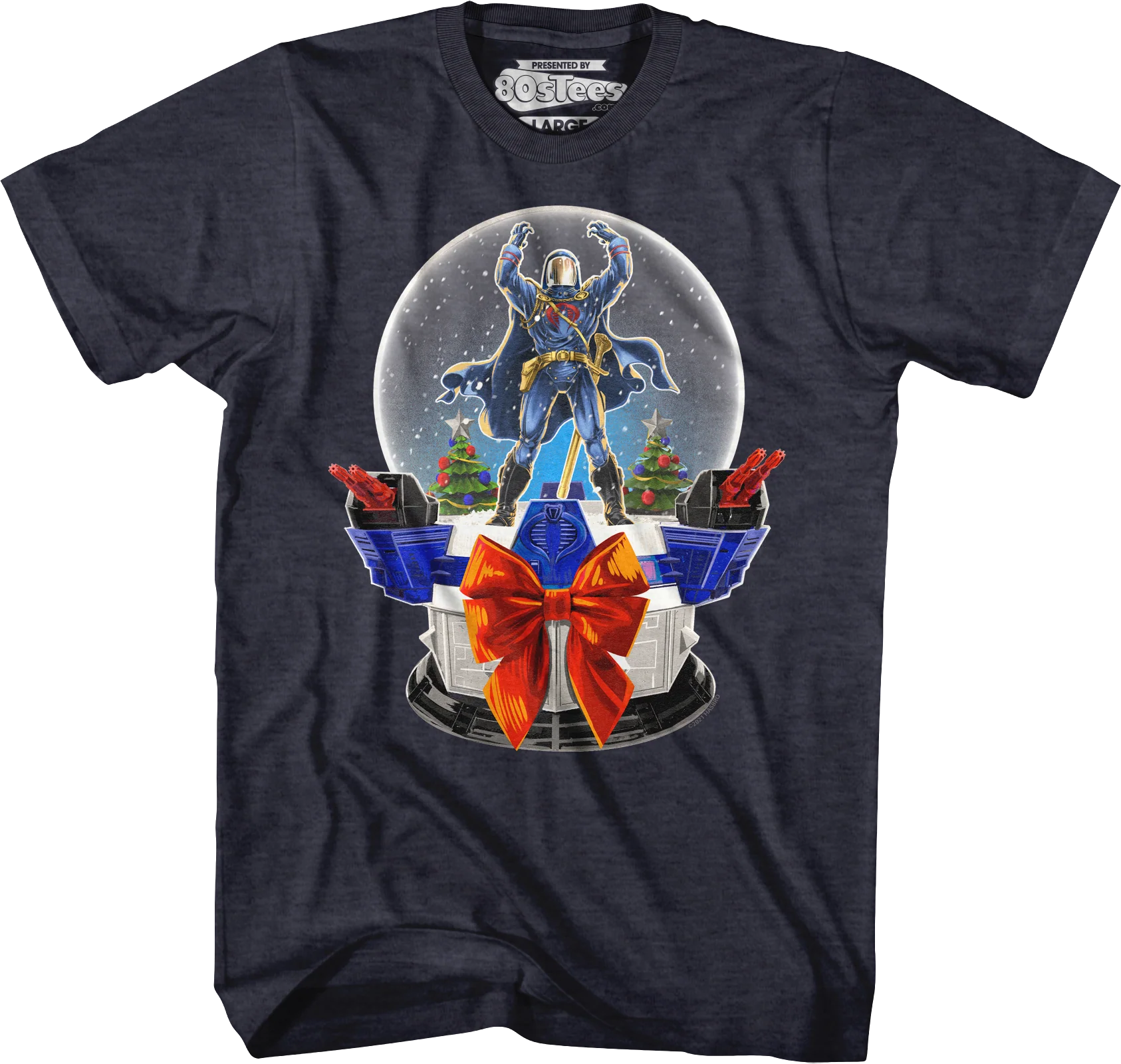 Cobra Commander Snow Globe GI Joe T-Shirt