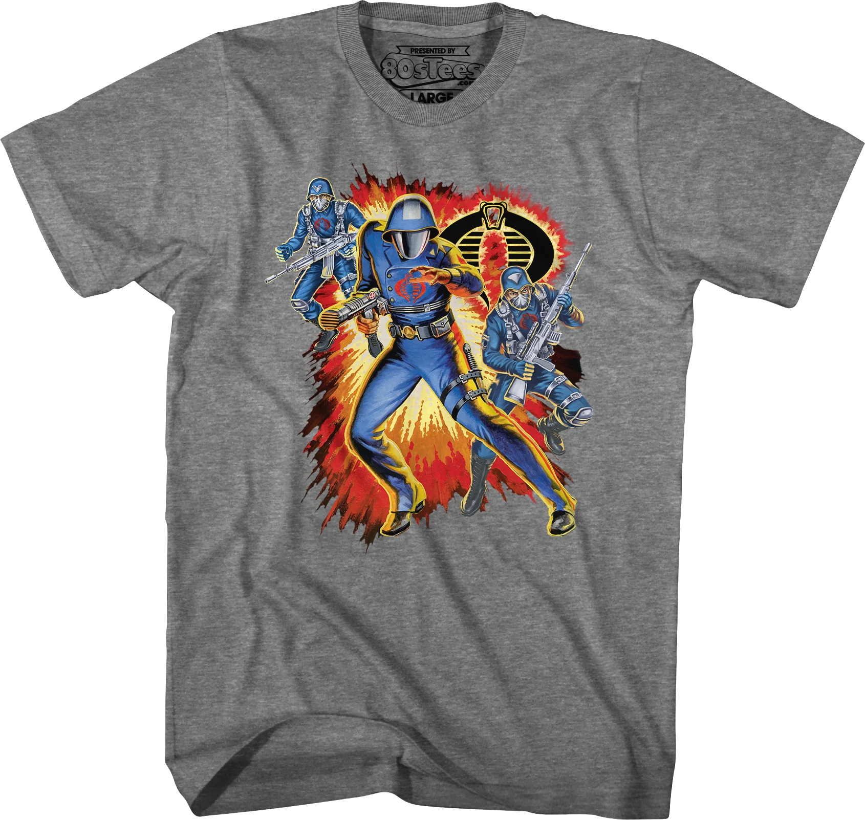 Cobra Explosion GI Joe T-Shirt - Image 5