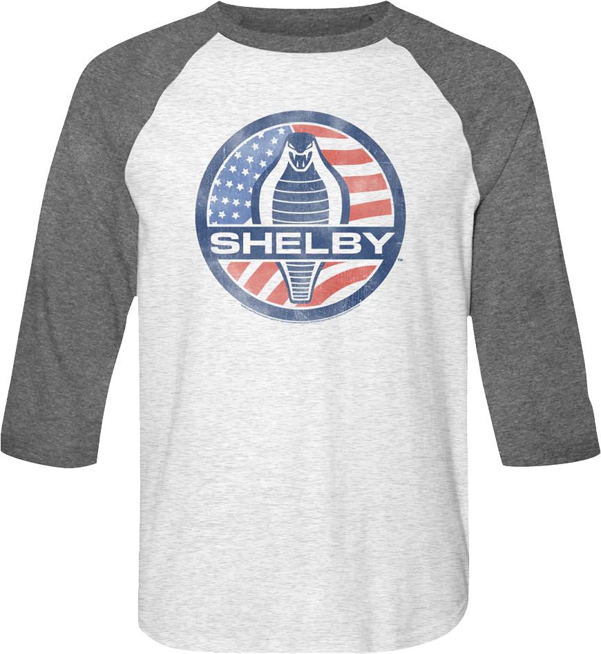 Cobra Logo Shelby Raglan Baseball Shirt
