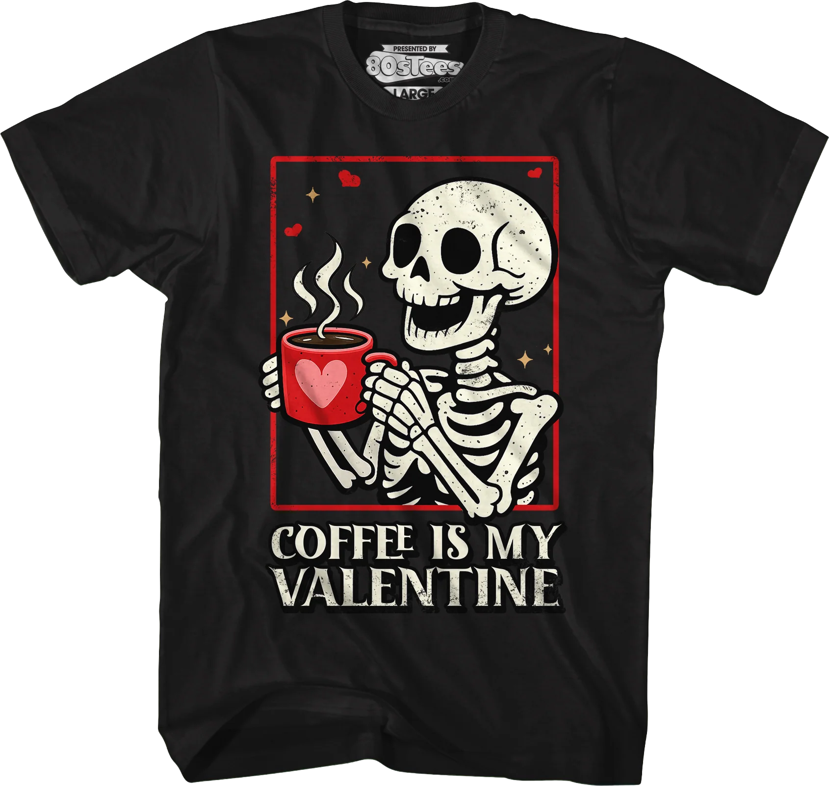 Coffee Is My Valentine T-Shirt - Image 4