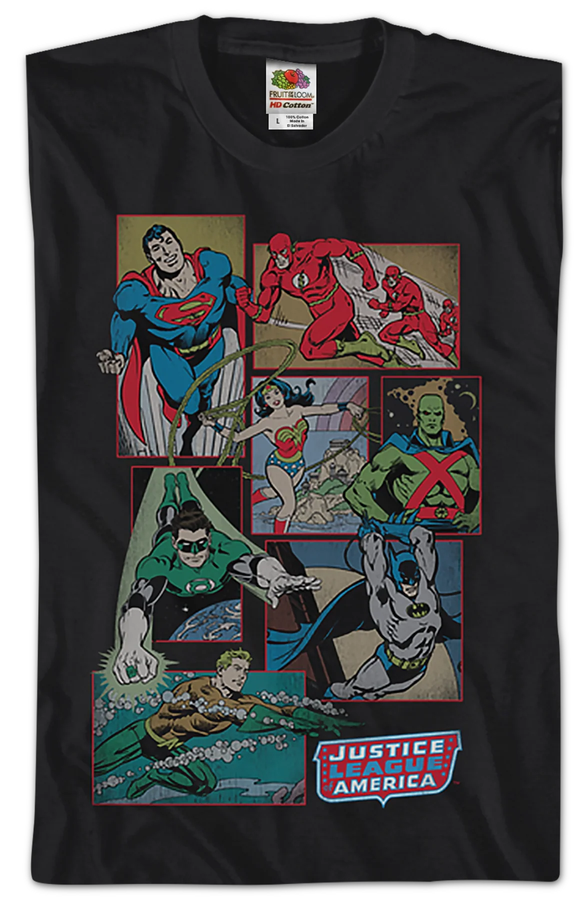 Collage Justice League of America T-Shirt - Image 2
