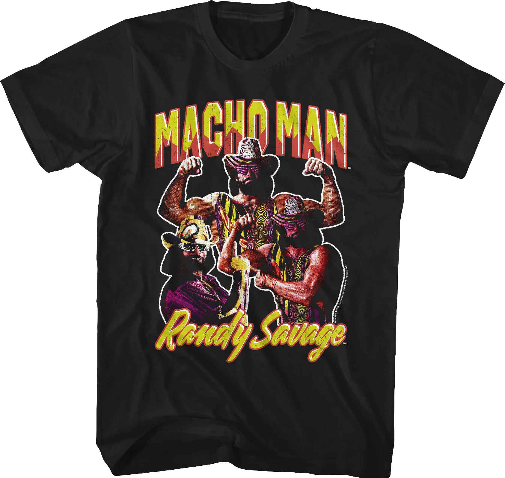 Collage Macho Man Randy Savage Shirt