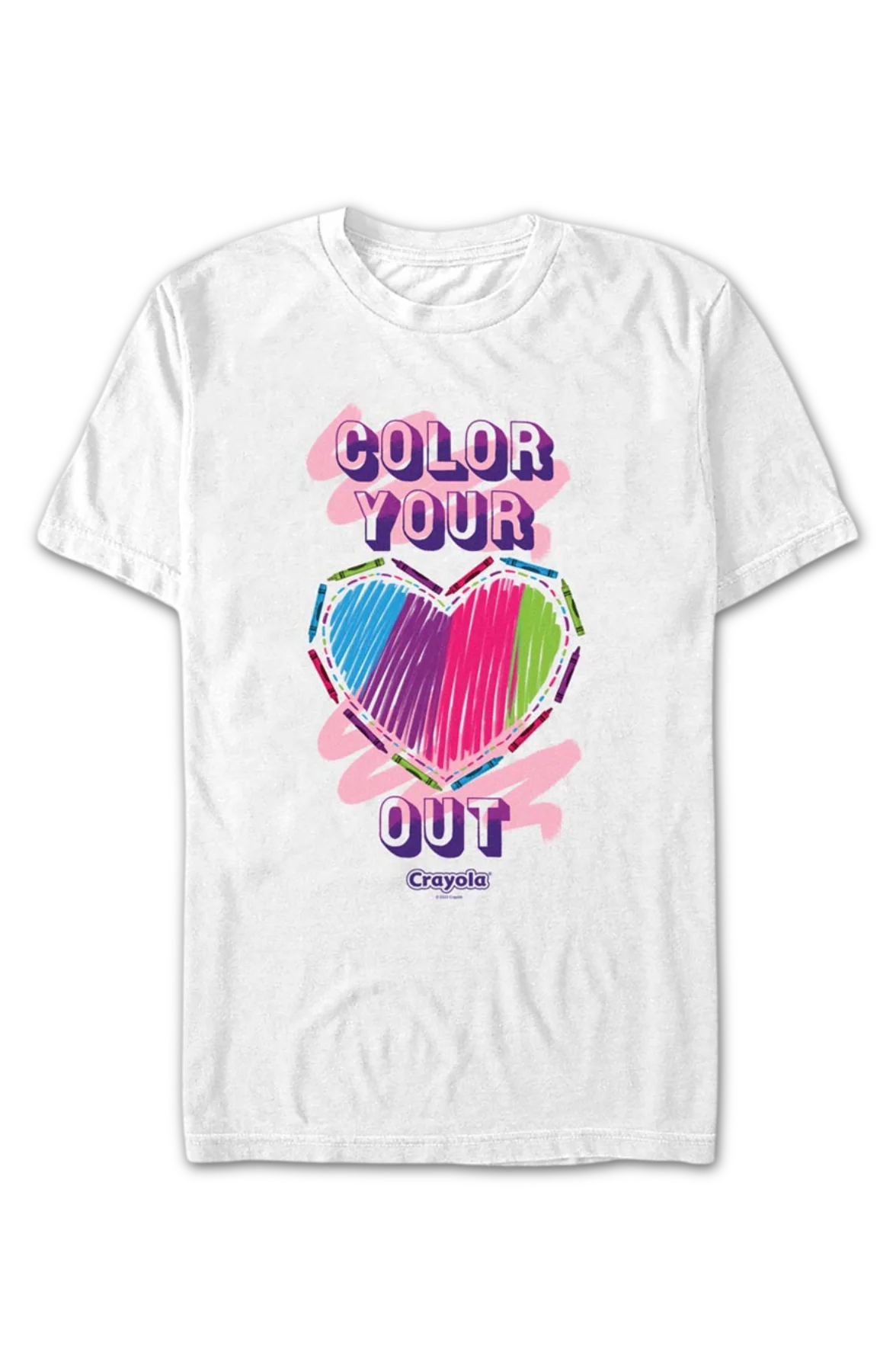 Color Your Heart Out Crayola T-Shirt - Image 2