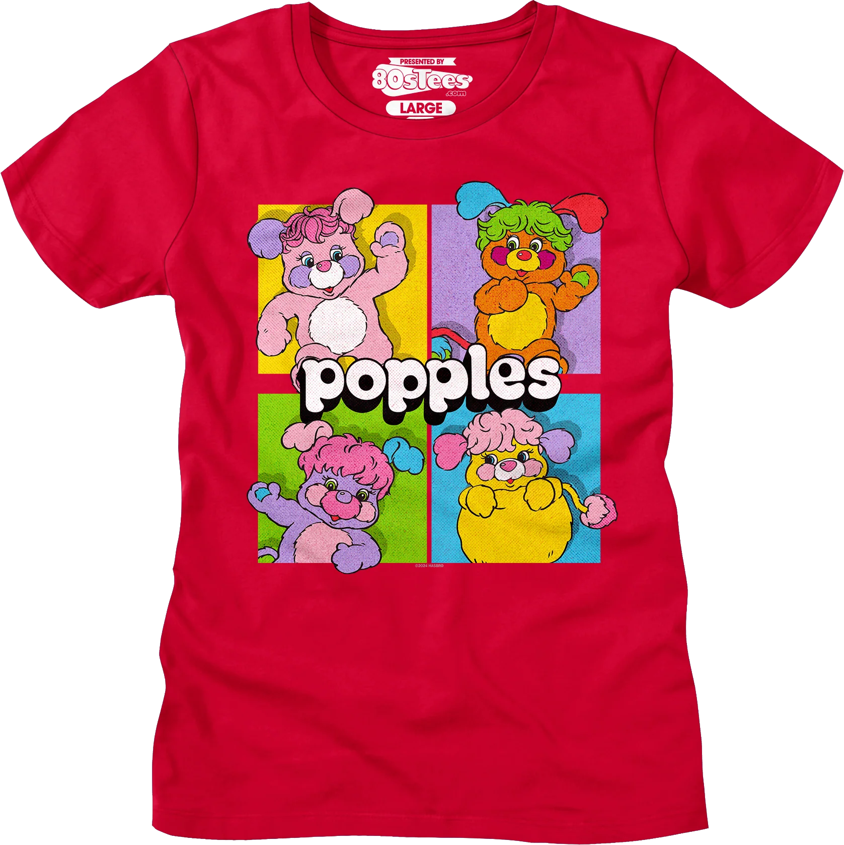 Colorful Blocks Popples T-Shirt - Image 7