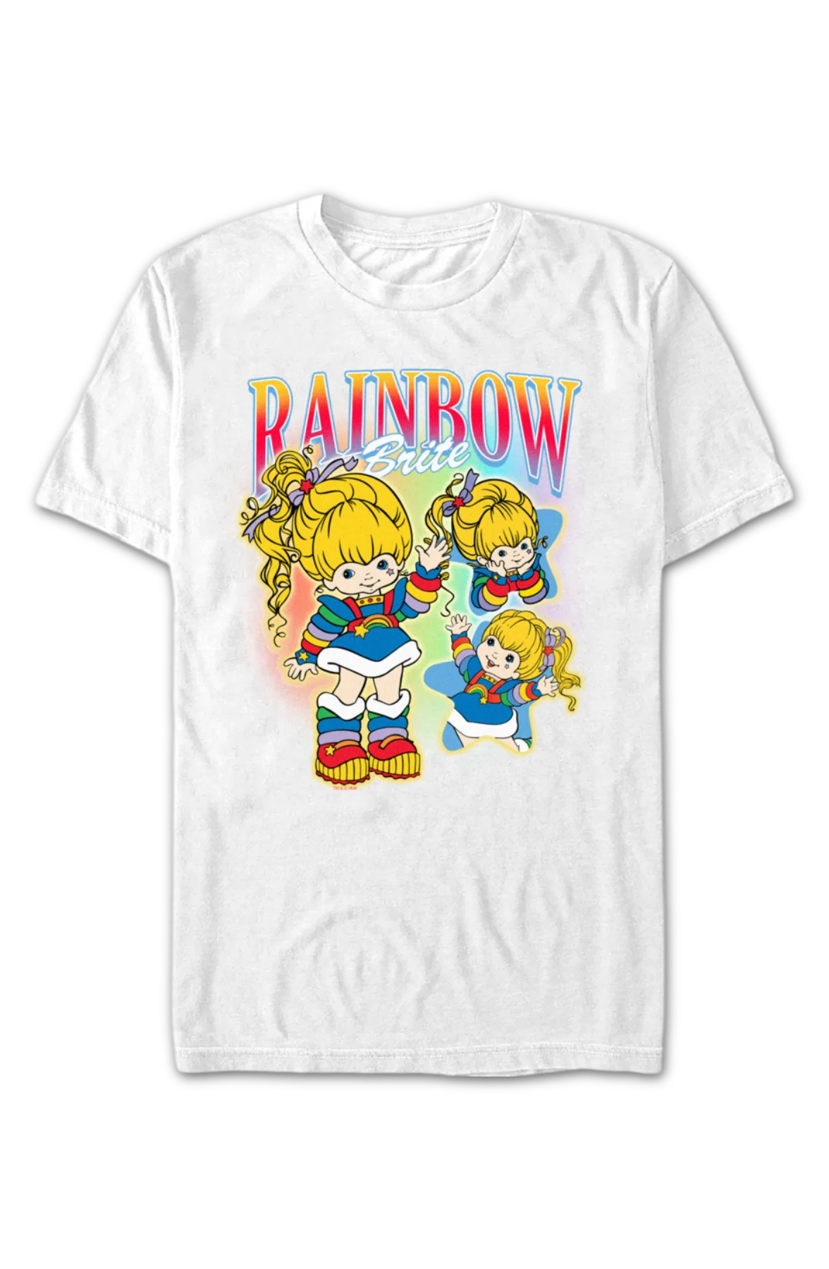 Colorful Collage Rainbow Brite T-Shirt - Image 2