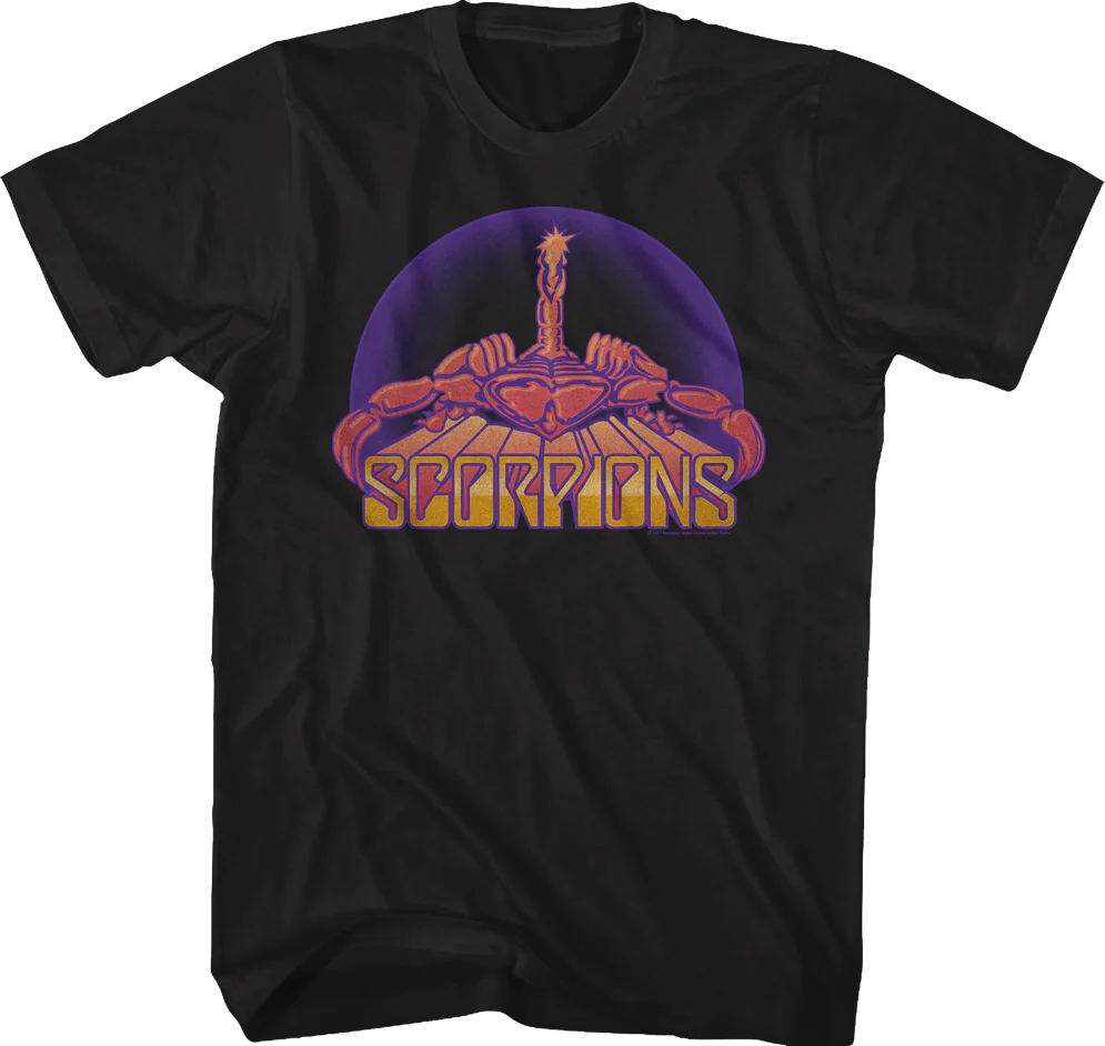 Colorful Logo Scorpions T-Shirt