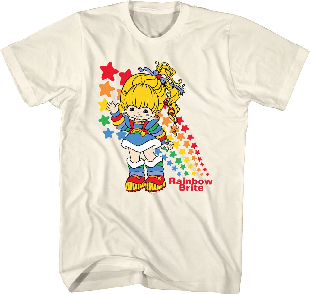 Colorful Stars Rainbow Brite T-Shirt