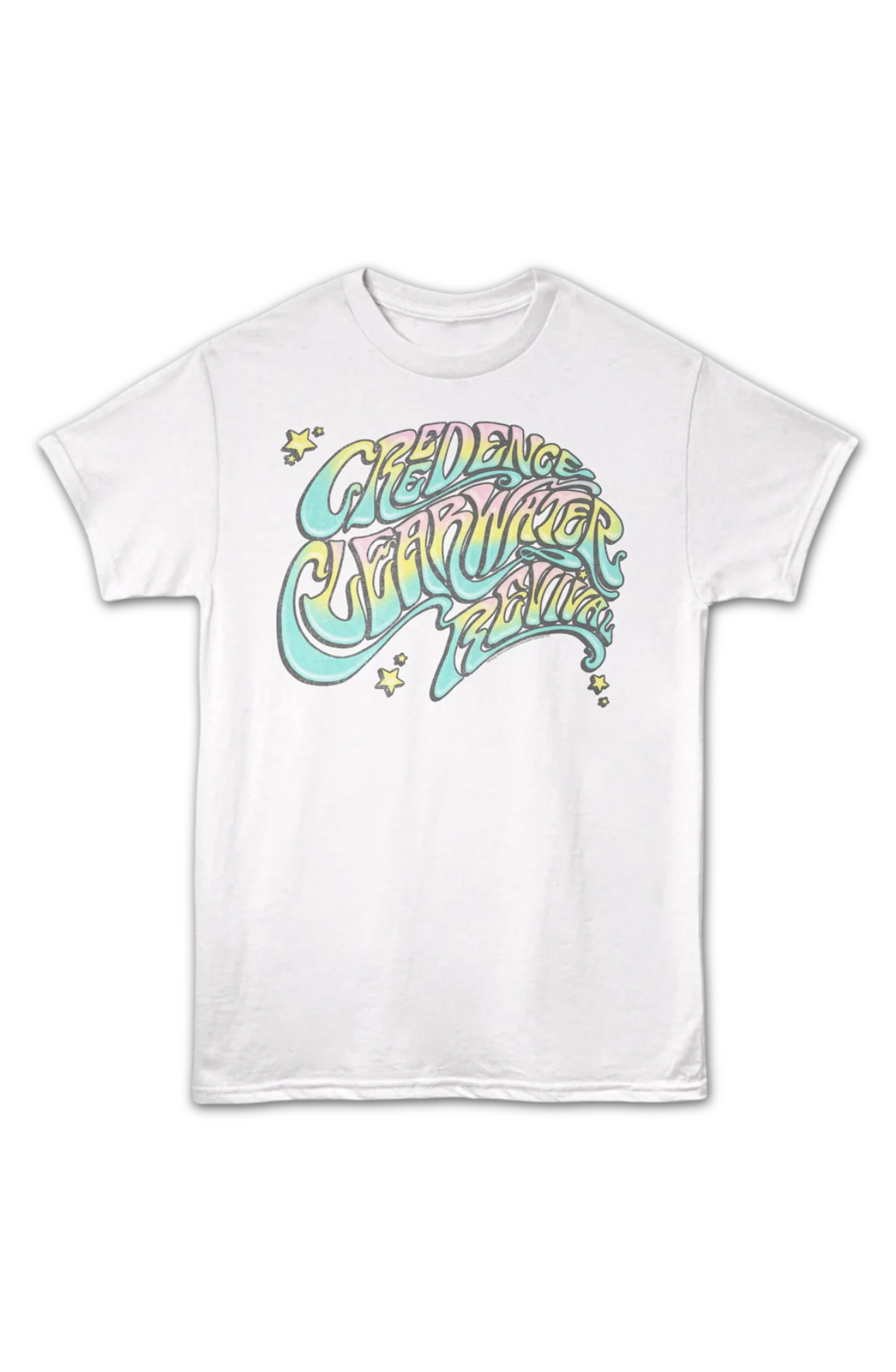 Colorful Wave Creedence Clearwater Revival T-Shirt - Image 2