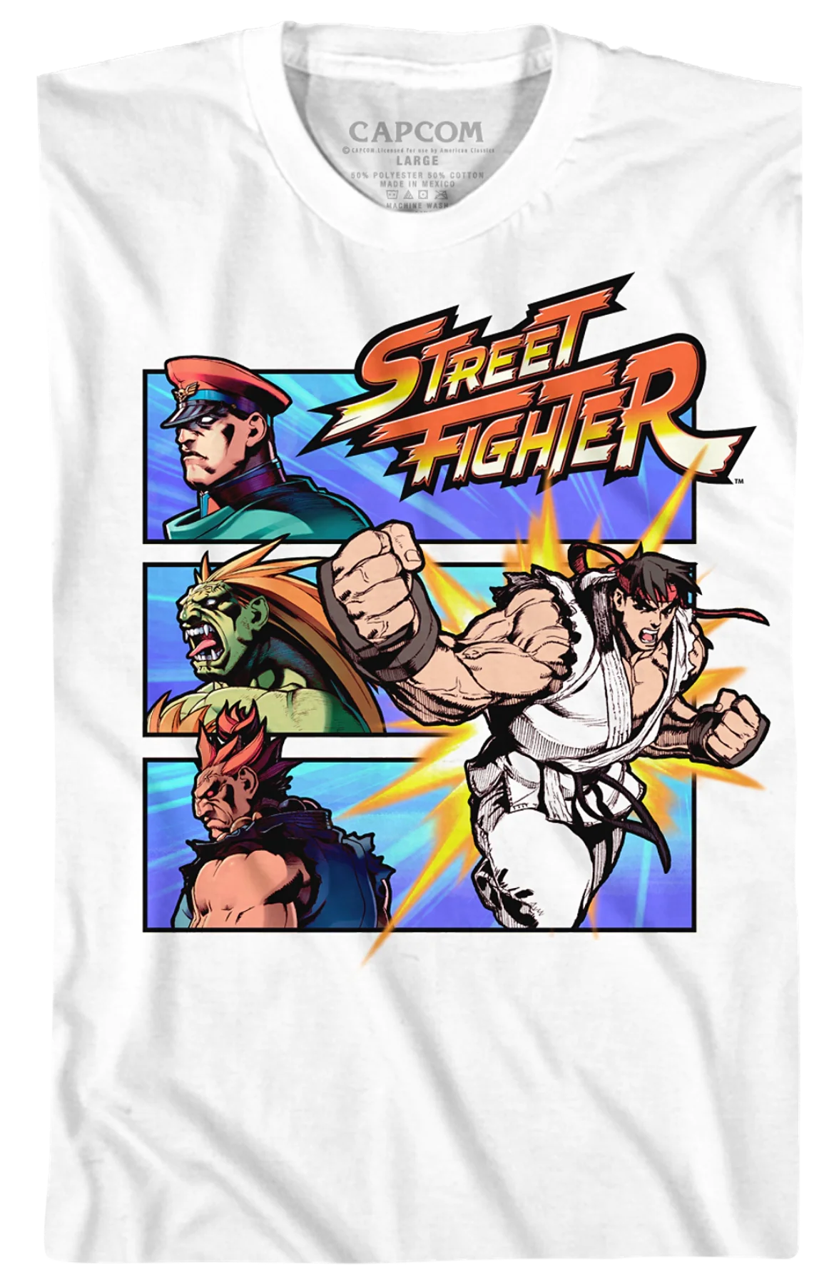 Comic Attack Street Fighter T-Shirt - Image 2