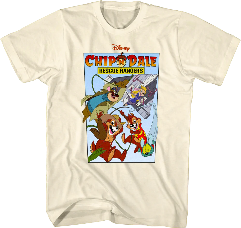 Comic Book Cover Chip 'n Dale Rescue Rangers T-Shirt