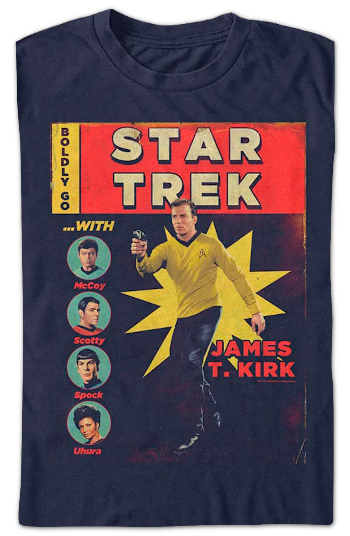 Comic Book Cover Star Trek T-Shirt - Image 2