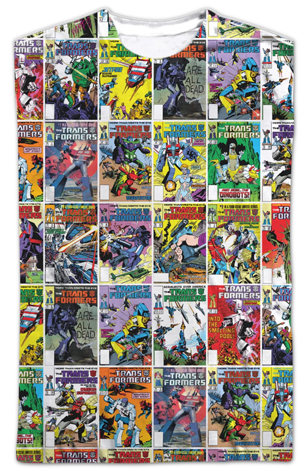 Comic Book Covers Transformers T-Shirt - Image 2