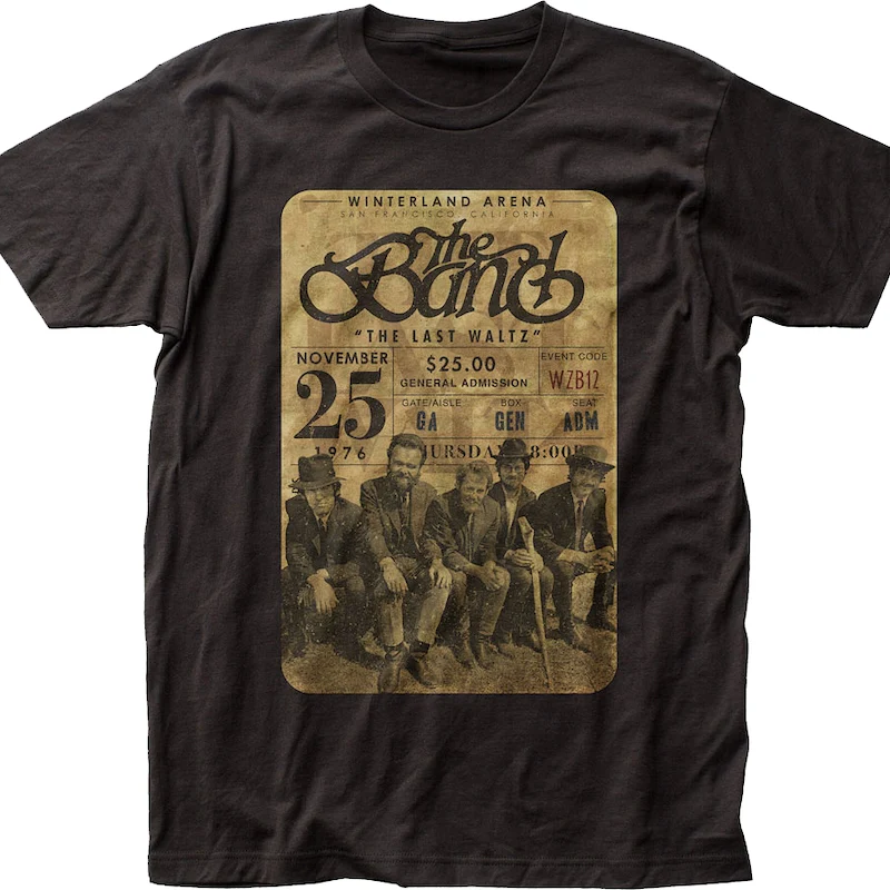 Concert Ticket The Band T-Shirt