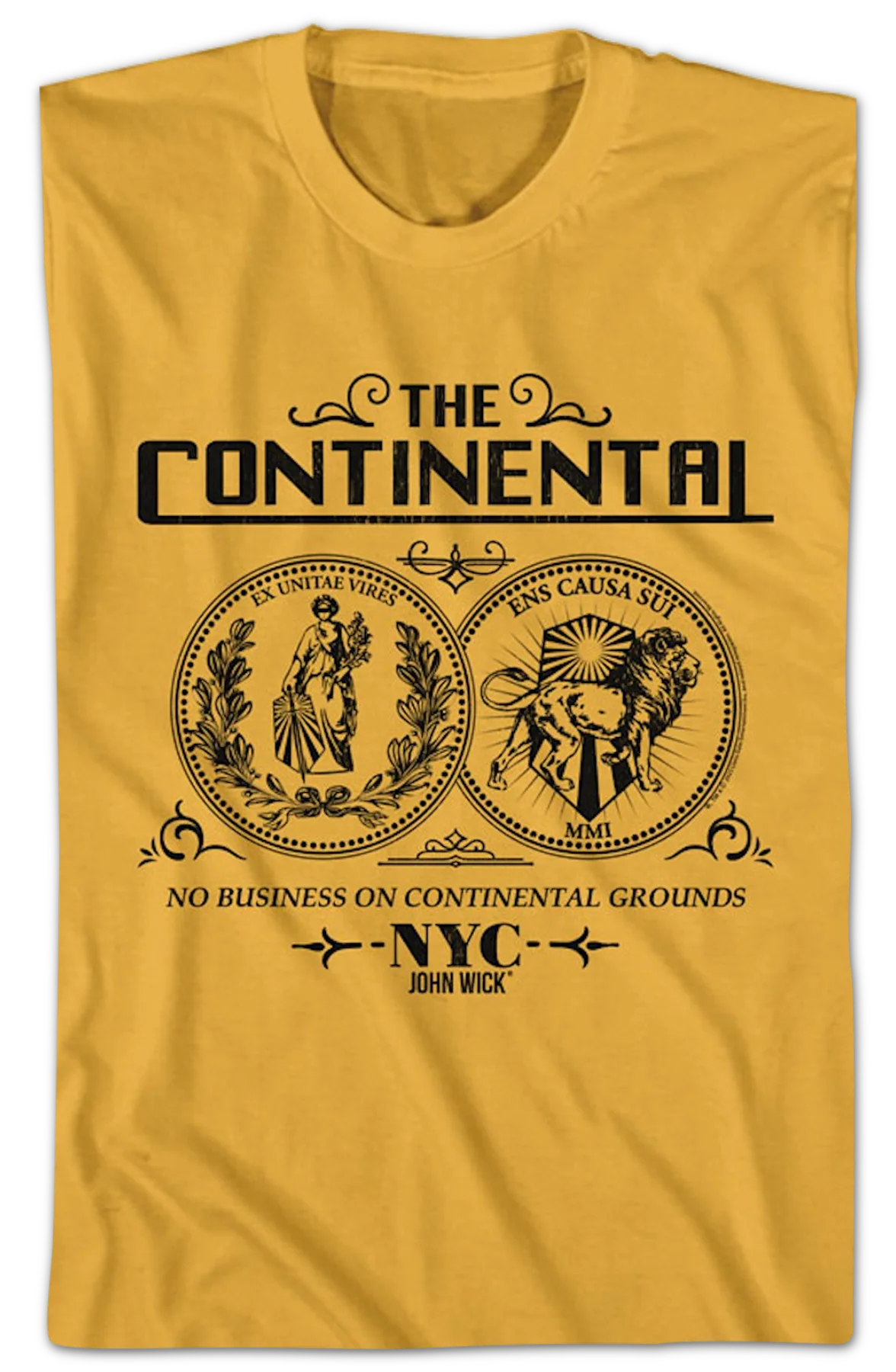 Continental Coin John Wick T-Shirt - Image 2