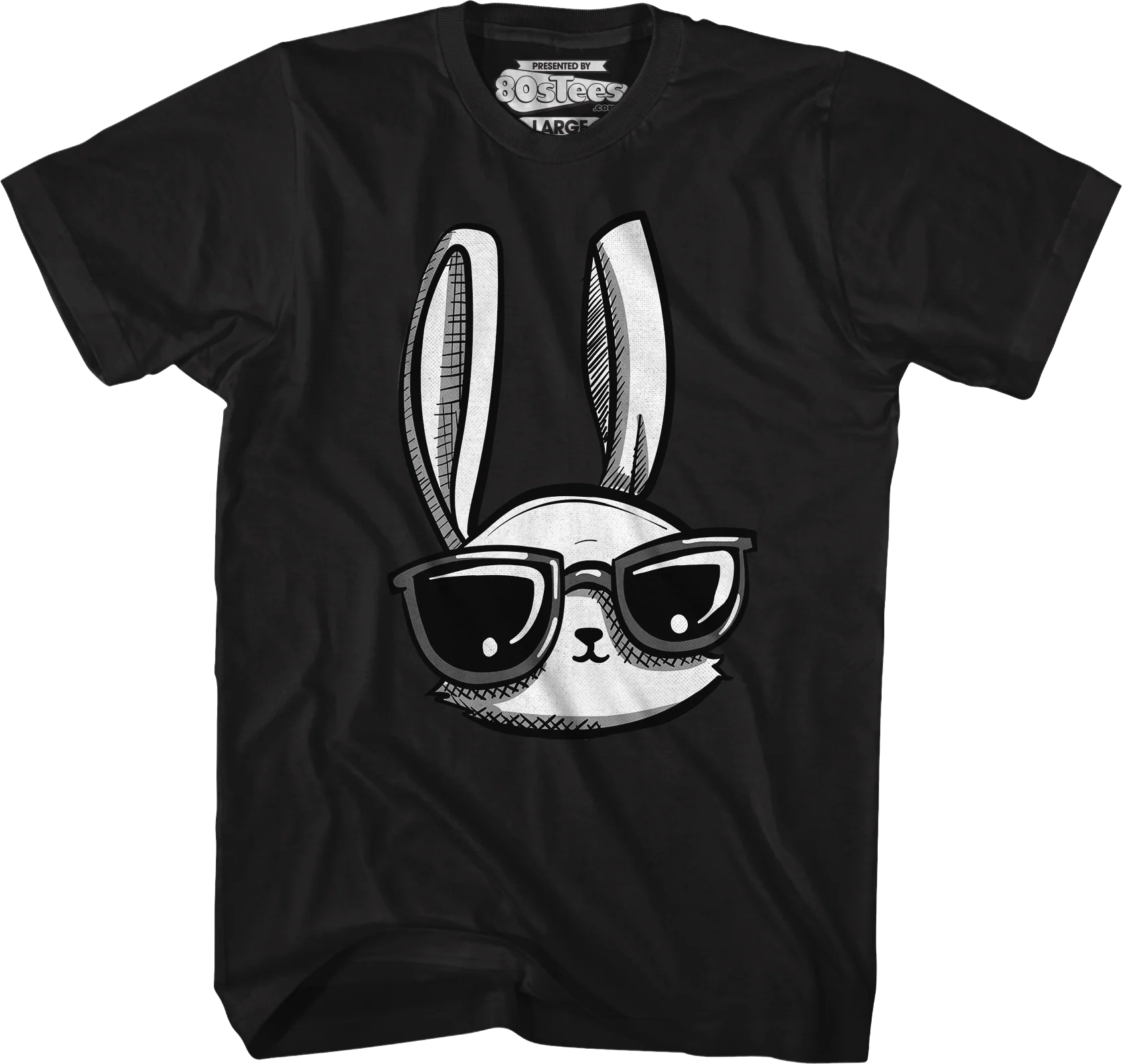 Cool Easter Bunny T-Shirt - Image 2