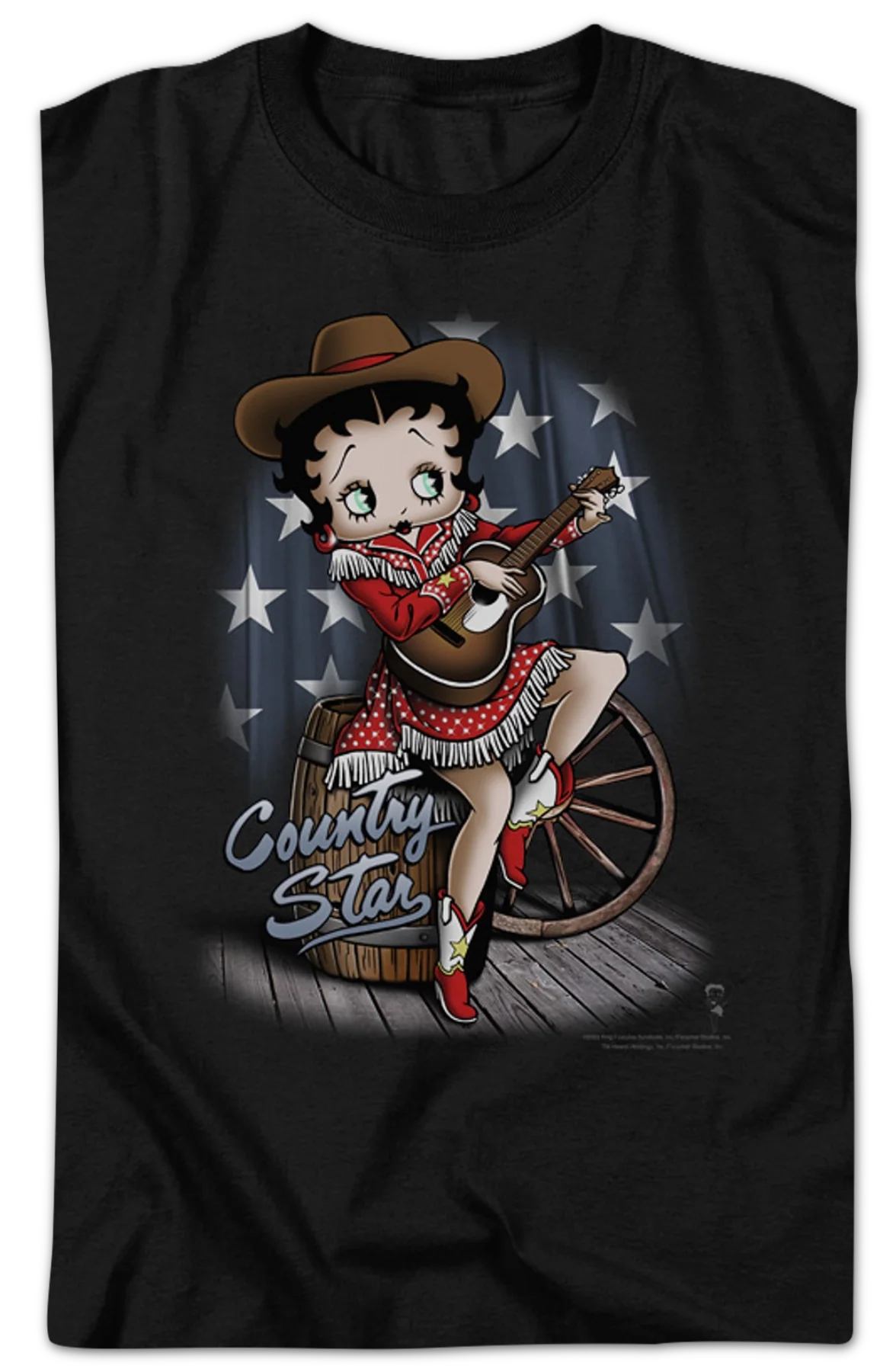 Country Star Betty Boop T-Shirt - Image 2