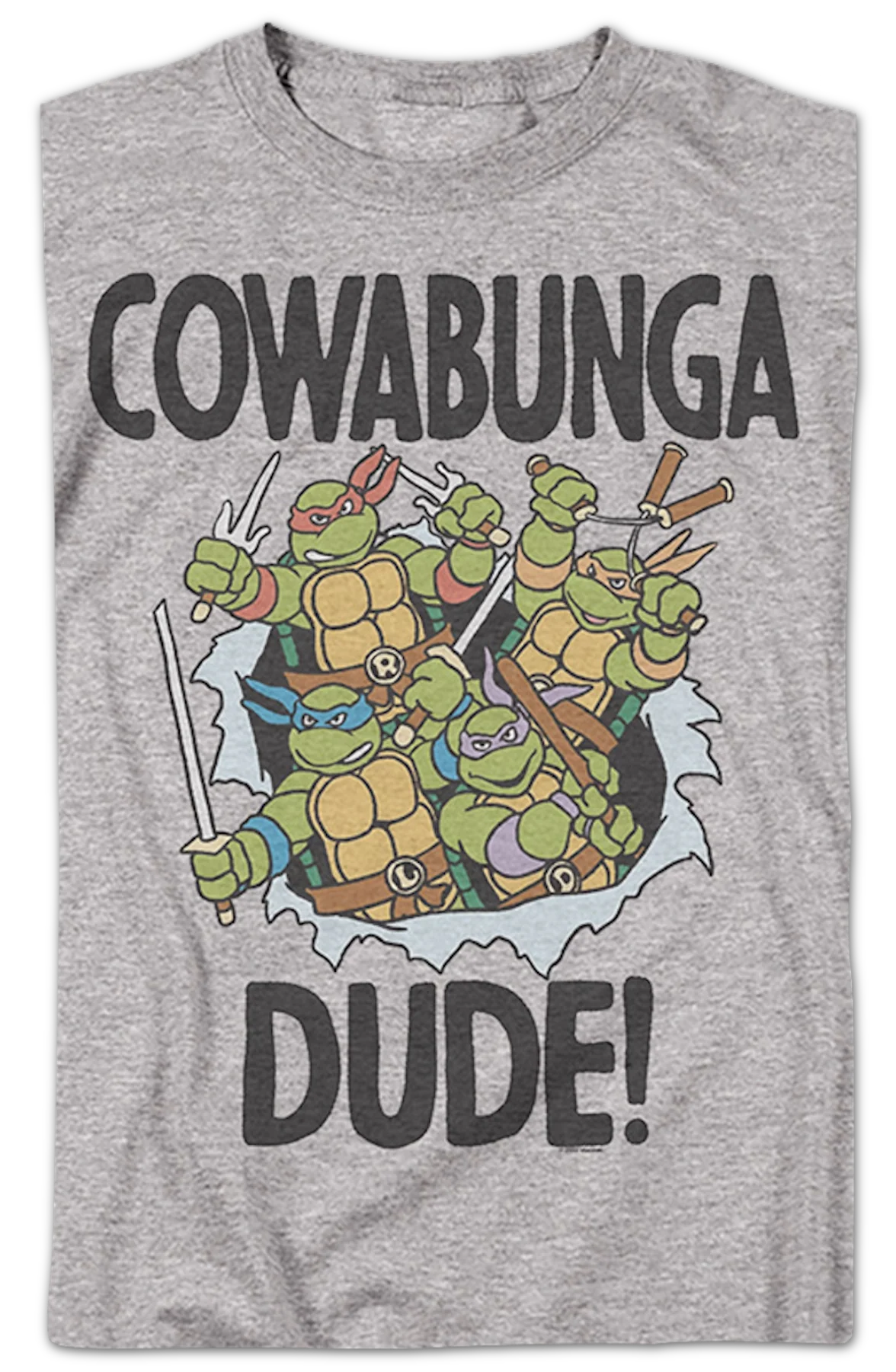 Cowabunga Dude Teenage Mutant Ninja Turtles T-Shirt - Image 2