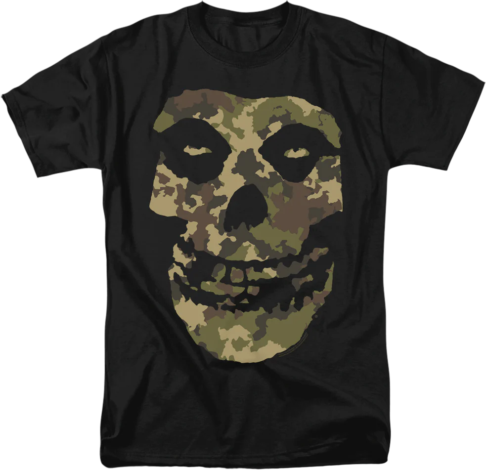 Crimson Camouflage Misfits T-Shirt