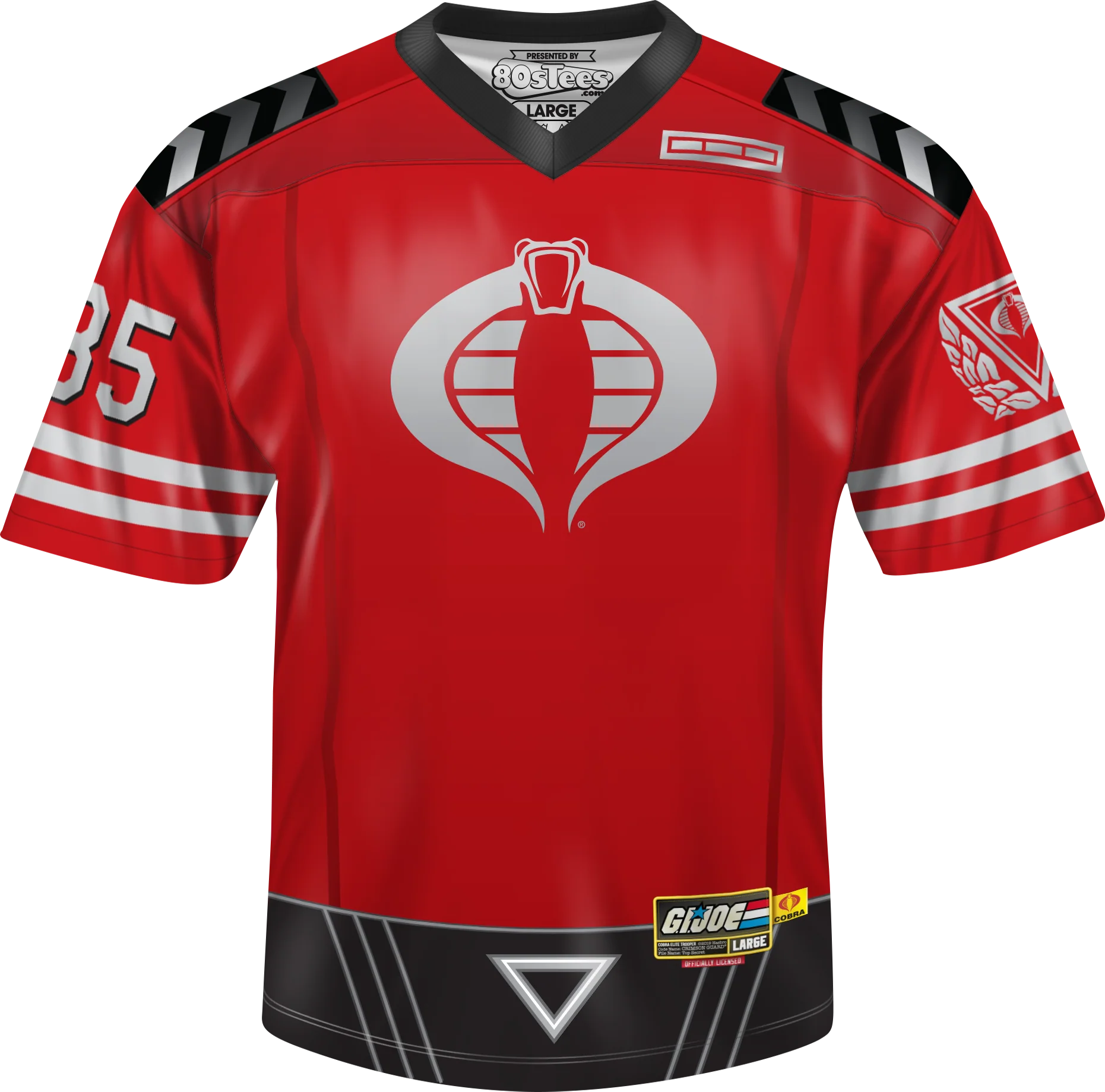 Crimson Guard GI Joe Football Jersey