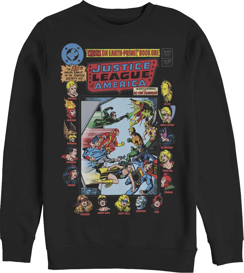 Crisis On Earth-Prime DC Comics Sweatshirt