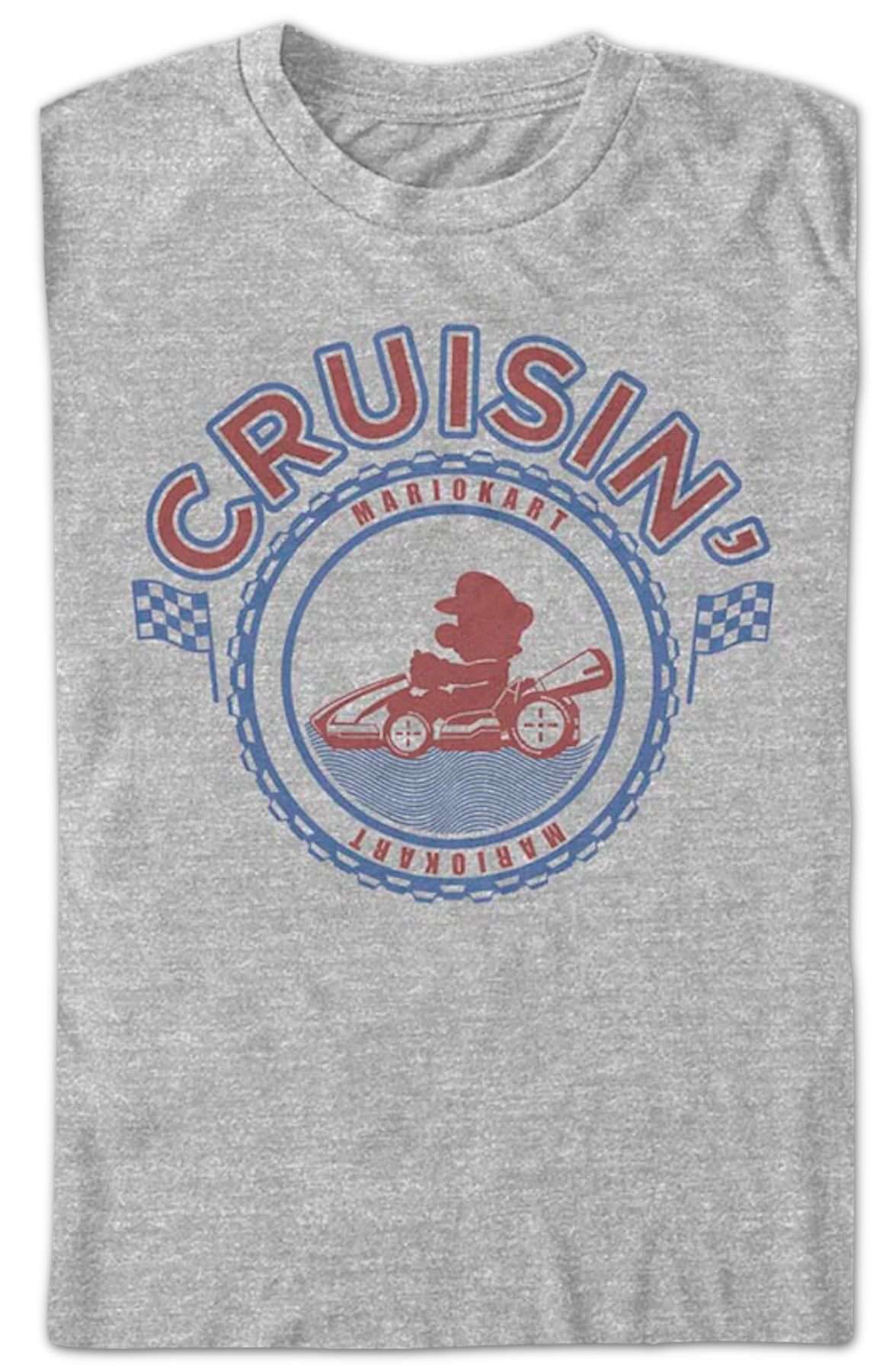 Cruisin' Silhouette Mario Kart T-Shirt - Image 2