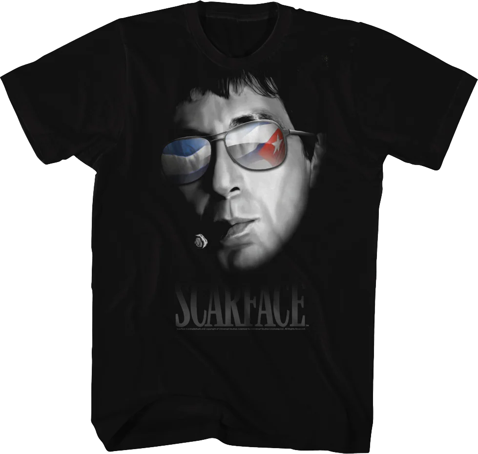 Cuban Flag Scarface T-Shirt