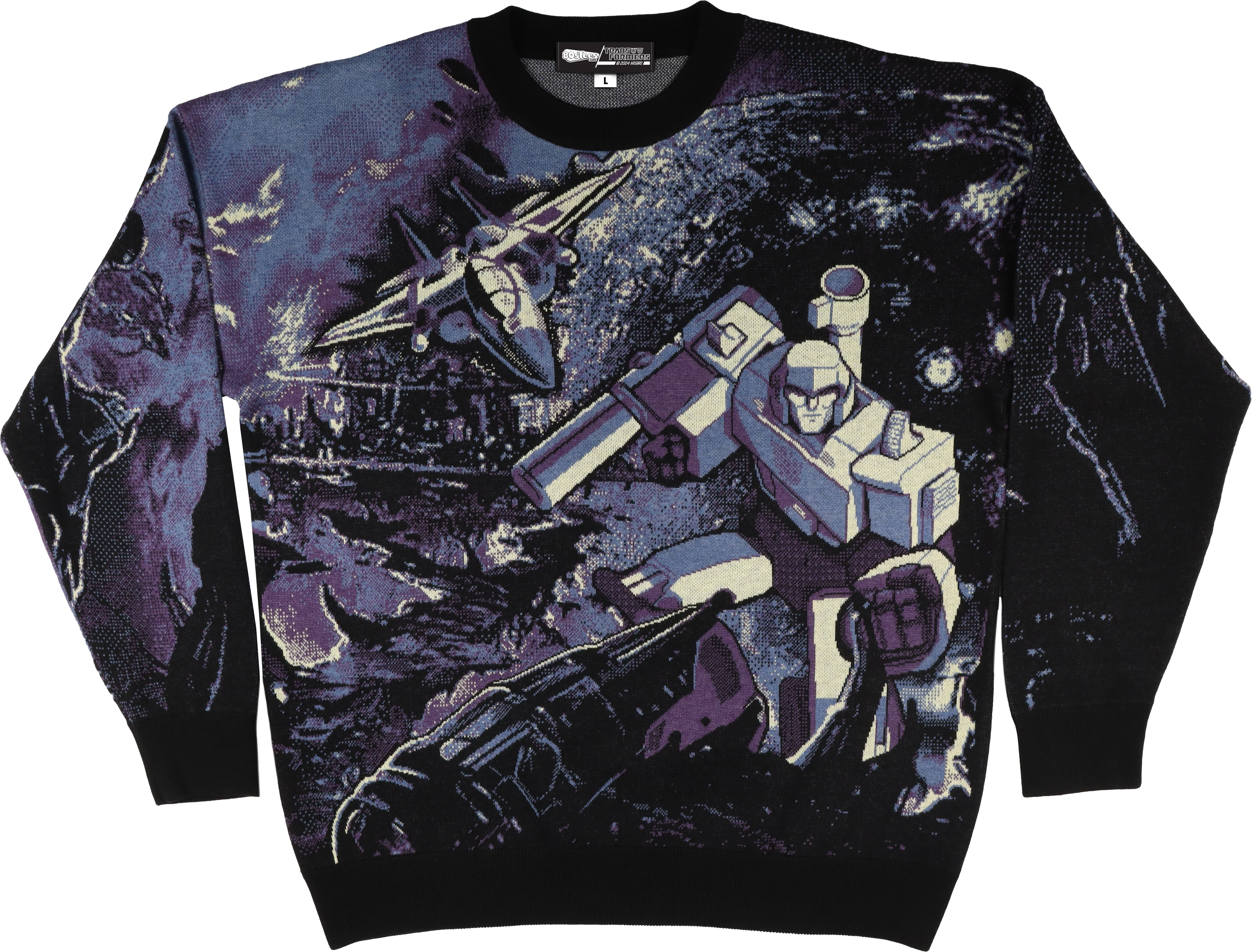 Cybertron Decepticons Transformers Knitted Sweater