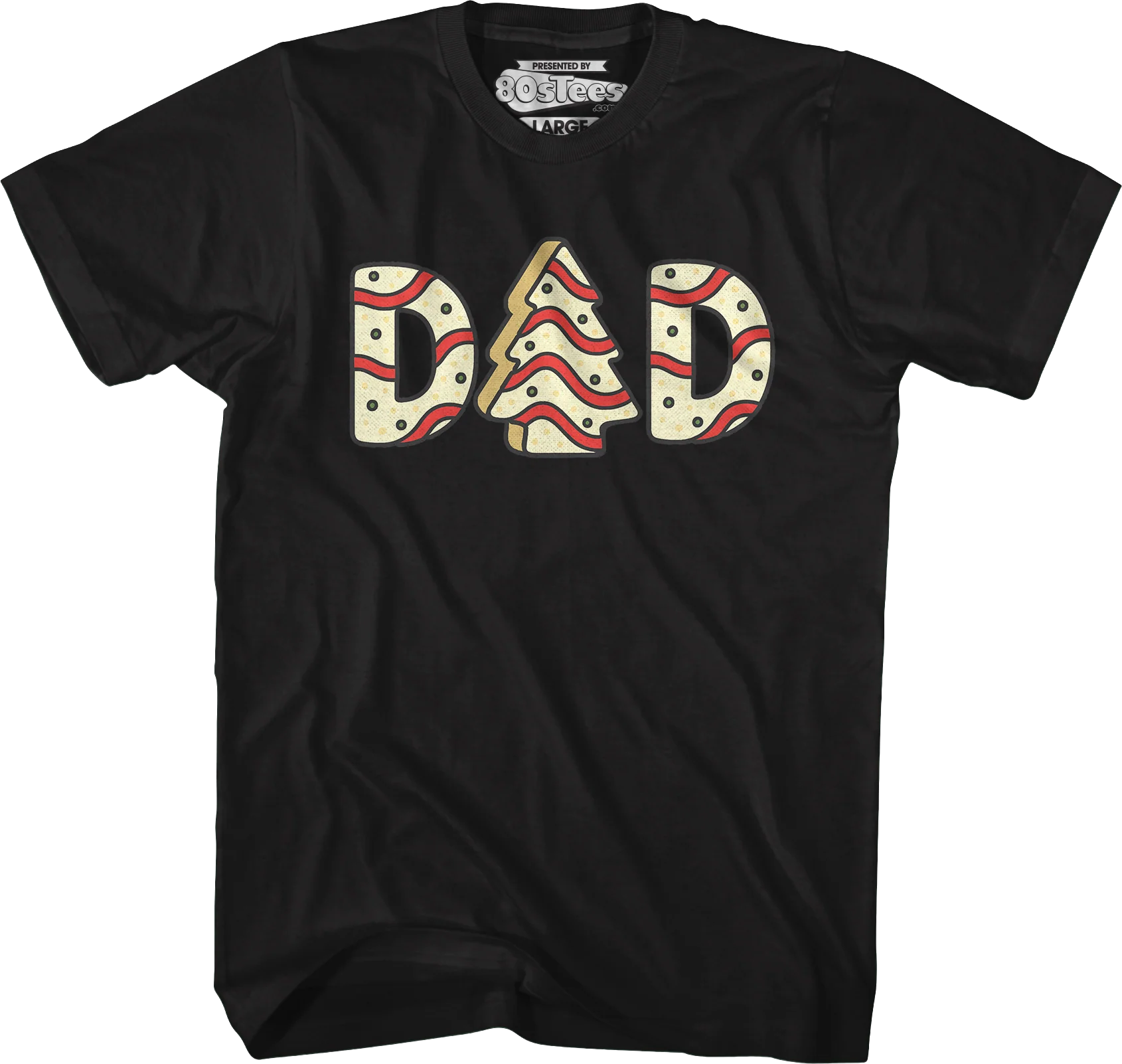 Dad Christmas Tree Cake T-Shirt