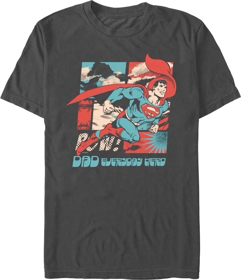 Dad Everyday Hero Superman DC Comics T-Shirt