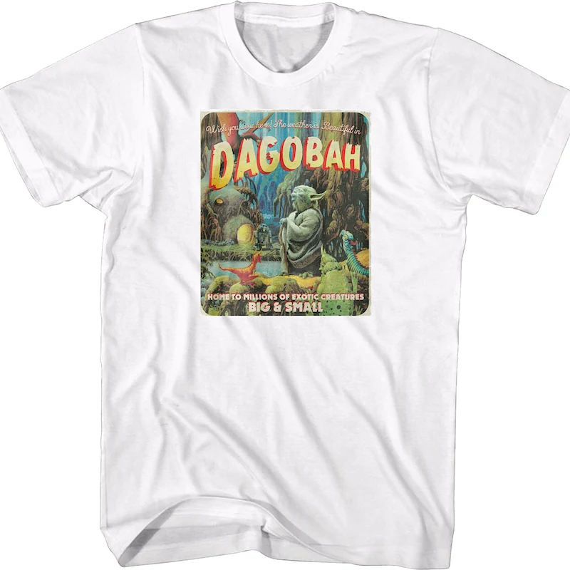 Dagobah Postcard Star Wars T-Shirt