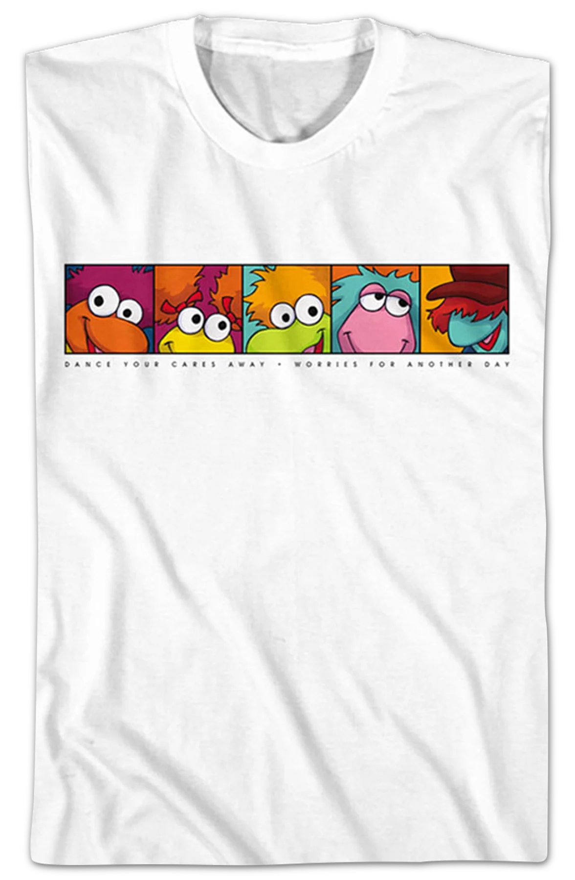 Dance Your Cares Away Panels Fraggle Rock T-Shirt - Image 2