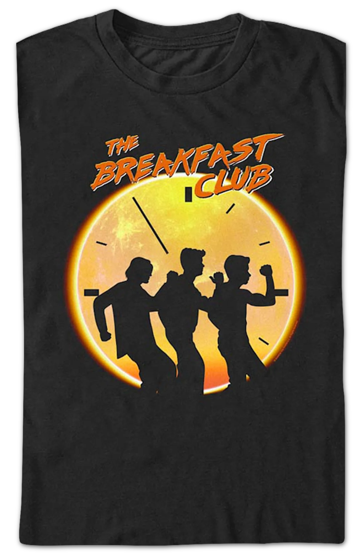 Dancing Clock Silhouettes Breakfast Club T-Shirt - Image 2