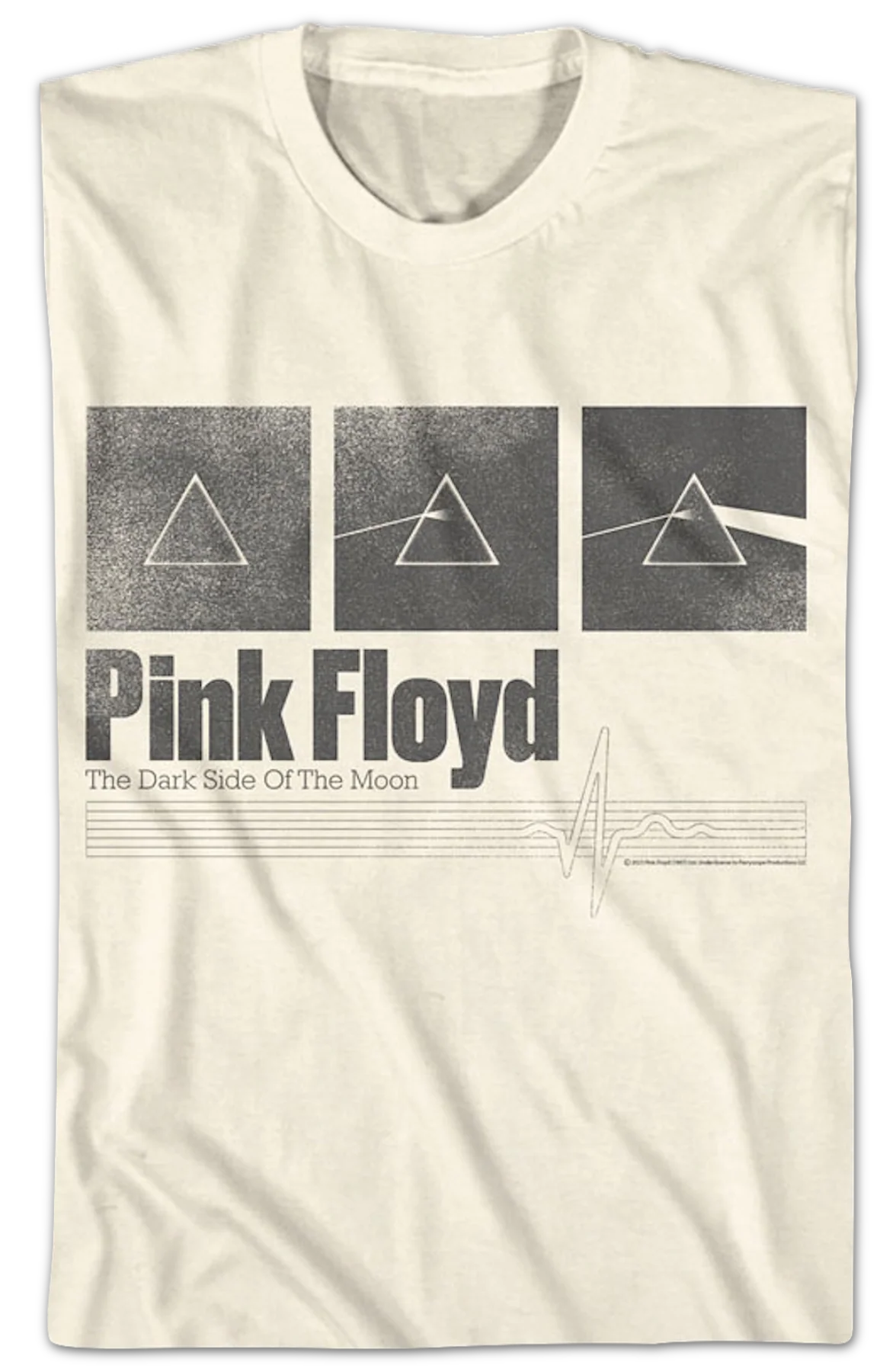 Dark Side of the Moon Prisms Pink Floyd T-Shirt - Image 2