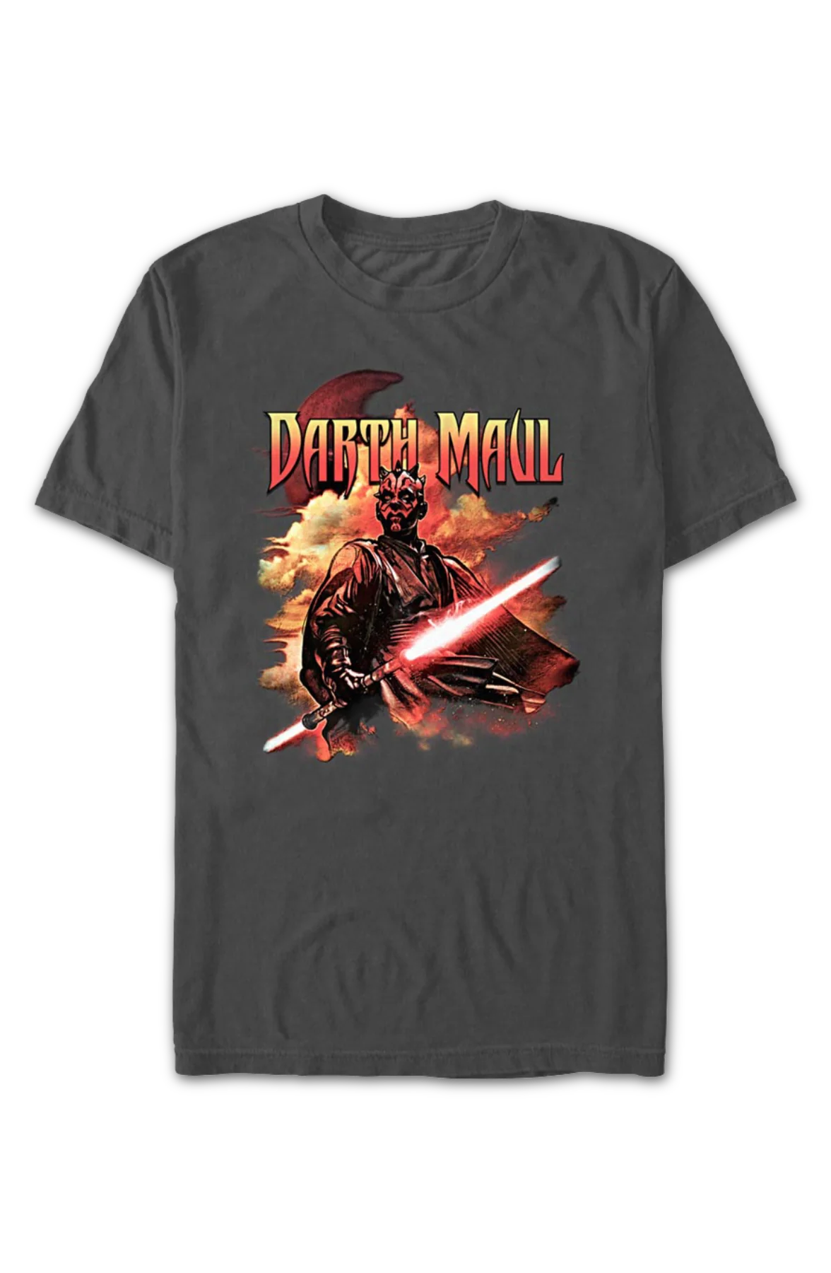 Darth Maul Lightsaber Pose Star Wars T-Shirt - Image 2