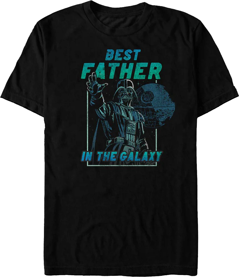 Darth Vader Best Father In The Galaxy Star Wars T-Shirt - Image 3
